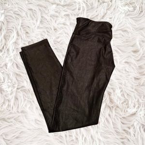 Large Faux Leather Leggings